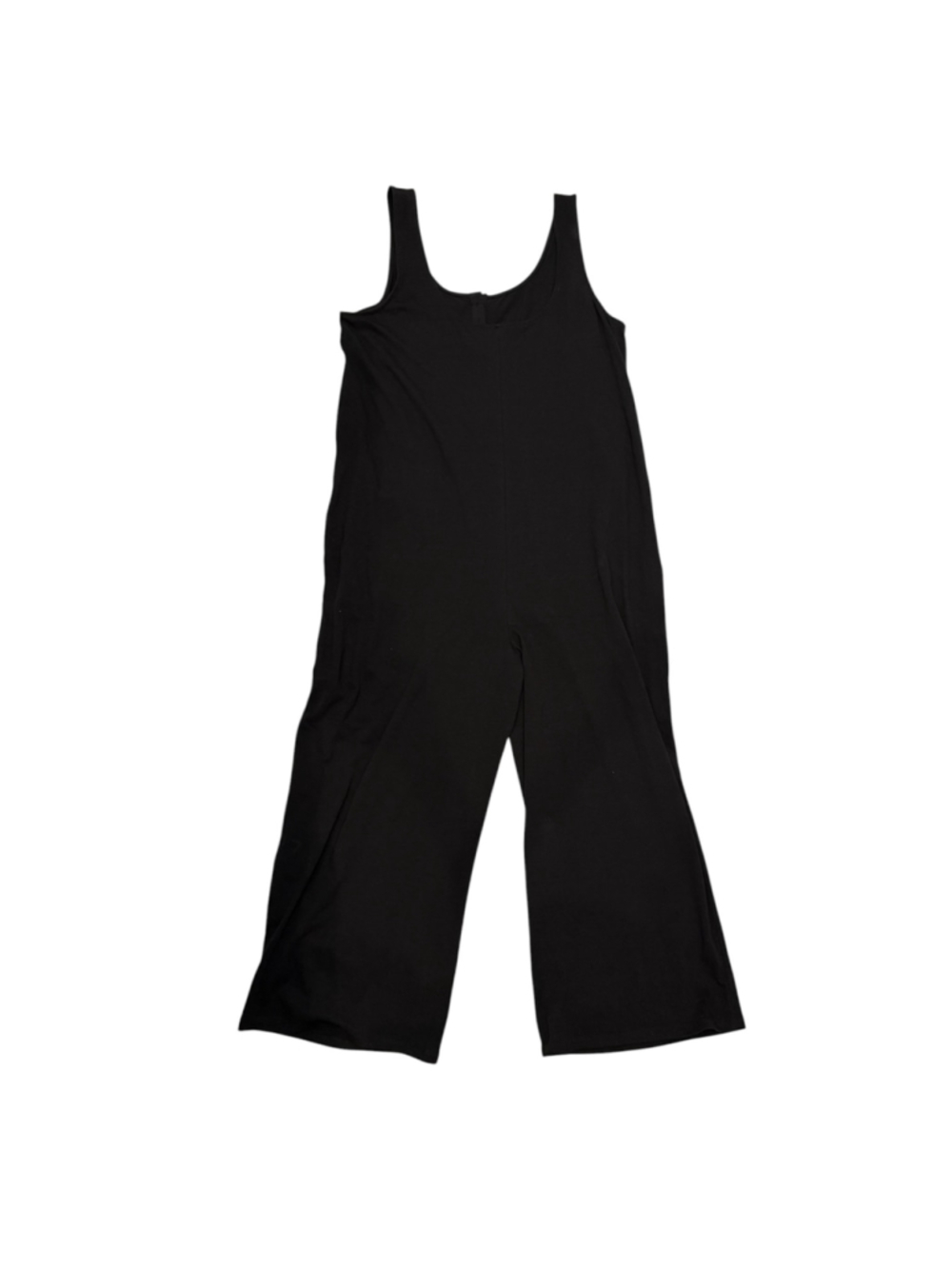 Soma Black Cotton Wide Leg Jumpsuit Romper Large NWT - Picture 6 of 6